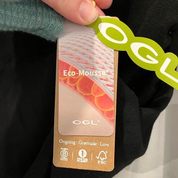 OGL Black Long-Sleeve Square Neck Top - Picture 3 of 4